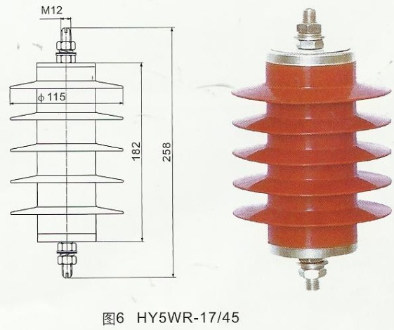 保护电容组型避雷器HY5WR-(5-51)/(13.5-134)