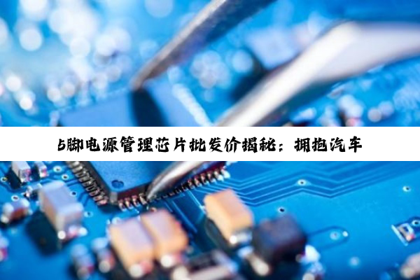 5脚电源管理芯片批发价揭秘：拥抱汽车电气化与DDR5技术新热点